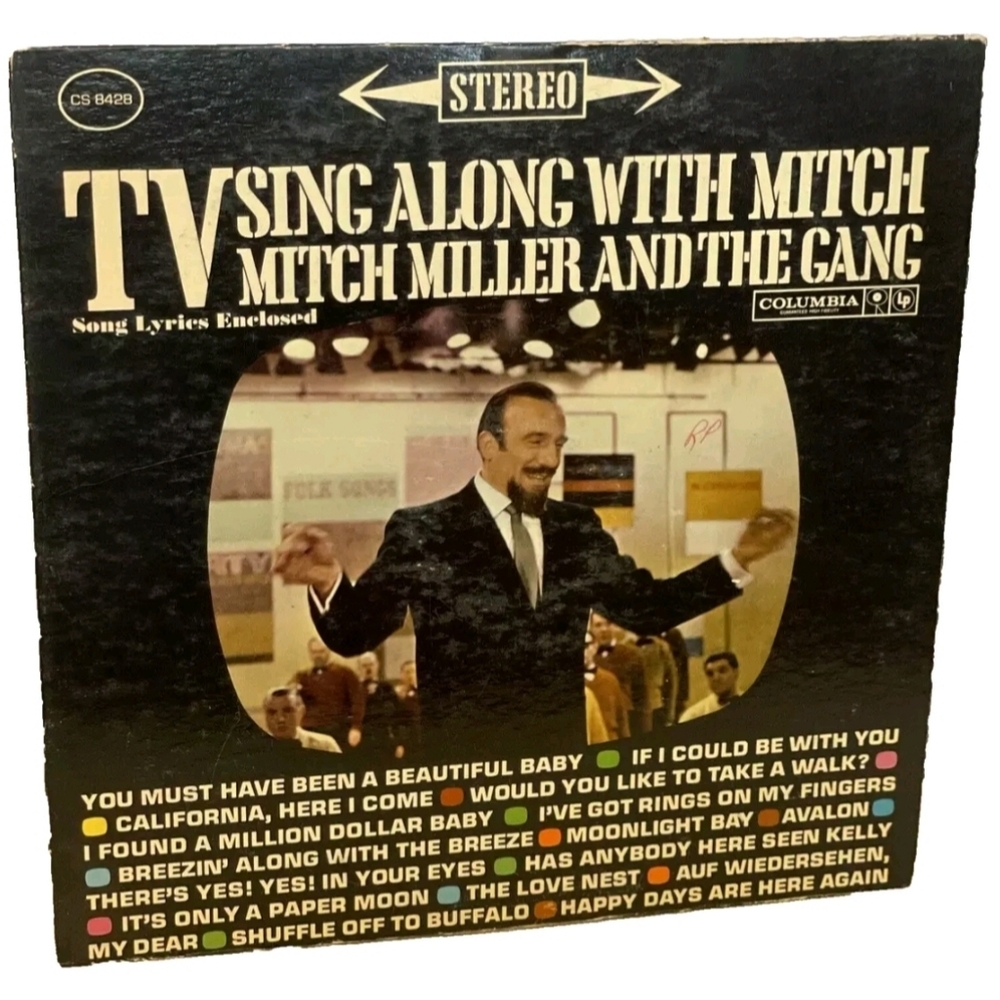 Mitch Miller And The Gang TV Sing Along With Mitch (Vinyl, 1961)Columbia CS 8428
